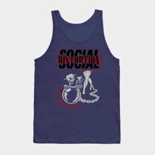 Social Distortion Ball And Chain Tank Top